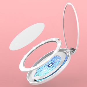 Cosmetic Mini Dimmable Led Handheld Rechargeable Pocket <b>Mirror</b> with Light Beauty Lighted for Make up - Product Image 4