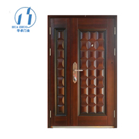 Porte double de sécurité extérieure en acier inoxydable pare-balles ZHOULV pour maison