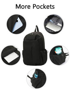 Sac de sport personnalisé de grande capacité, imperméable, léger, pour ordinateur portable, sac de voyage, sac à dos pour la semaine, sac à dos pour livres d'école - Product Image 5