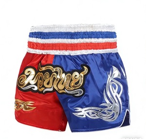 Pantalones Cortos de <span class=keywords><strong>Muay</strong></span> <span class=keywords><strong>Thai</strong></span> Unisex Reedot Sports, Personalizados, 100% Satén, Cintura Alta, Sublimación, Modelo de Artes Marciales de Lucha y Grappling de <span class=keywords><strong>Tailandia</strong></span> - Product Image 3