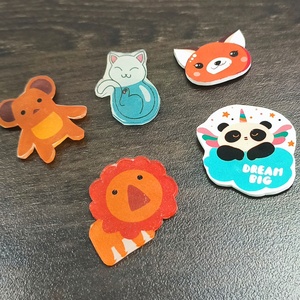 Nhiệt Gói Nhãn thủ công Phim Giấy rõ ràng peintable Trắng PVC đồ trang sức shrinky dinks nhựa đầy màu sắc Pet thu nhỏ tay áo phim - Product Image 4