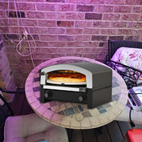 Parrillas de barbacoa de gas con logotipo personalizado de alta calidad y horno de pizza moderno Premium para exteriores, ideal para altas temperaturas