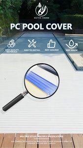 ผ้าคลุมสระว่ายน้ำอัตโนมัติคุณภาพสูง ป้องกันรังสียูวี กันน้ำ ปลอดภัย สำหรับสระว่ายน้ำกลางแจ้ง สระว่ายน้ำเป่าลม และเด็ก - Product Image 6