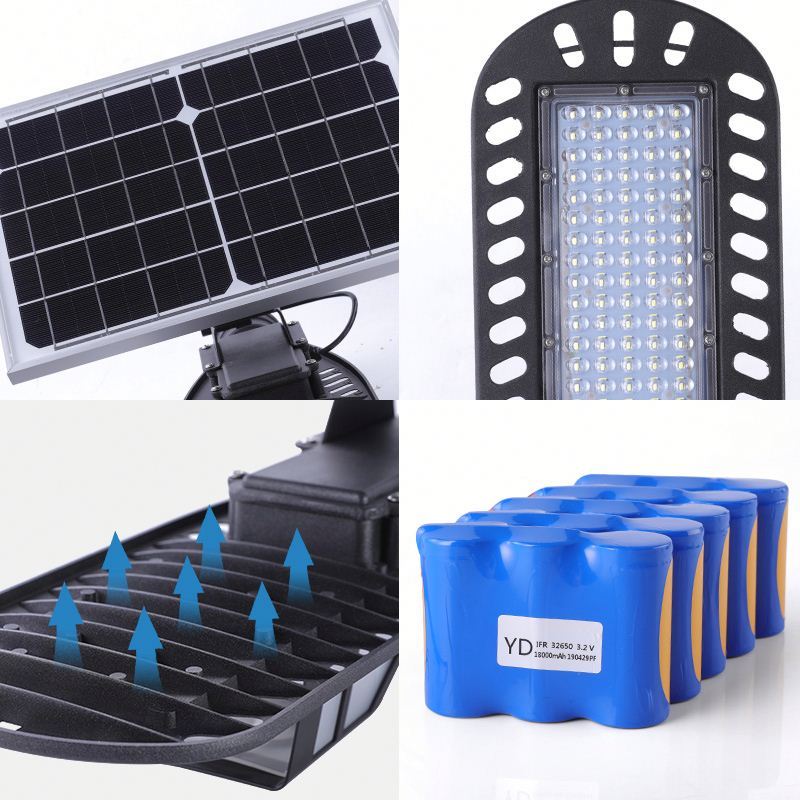 Venta caliente 2019 90W Solar integrada de energía de la célula de la luz de calle
