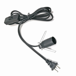 Mở Rộng Kit Chúng Tôi Cắm Điện Phẳng Dây Cáp 303 On Off Chuyển Đổi Ánh Sáng E14 Ổ Cắm Bóng Đèn Muối Dây Đèn - Product Image 4