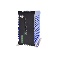 PC industriel intégré sans ventilateur avec Intel Core I7 de 11e génération 64 Go, ordinateur industriel avec 1 Pcie X4 & 4 COM & 2 LAN