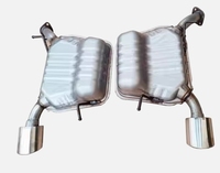 Venta directa de fábrica, accesorios de sistema de escape de coche de alta calidad, silenciador de escape trasero de acero inoxidable Chevrolet Captiva