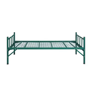 Hiện Đại Duy Nhất Gấp Khung Giường Sắt Với Kim Loại Lưới Di Động Gấp-up Phòng Ngủ Khách Sạn Trường Học Biệt Thự Giường Chất Lượng Cao - Product Image 1