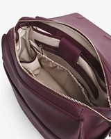 Sac à langer personnalisé en cuir végétalien avec poches isothermes pour biberons et compartiment pour ordinateur portable, sac à dos et bandoulière amovibles pour parents