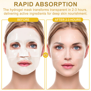 Ikzee Premium <span class=keywords><strong>Escargot</strong></span> Mucus Hydrogel Masque facial 3EA Care Voyage Essential Collagène Masque facial Soins de la peau coréens - Product Image 6