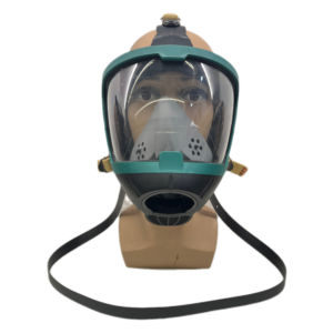 Ayonsafety หน้ากากซิลิโคนป้องกันไฟแบบเต็มหน้าชนิดทนทานสำหรับการเชื่อมต่อ scba เพื่อป้องกันอัคคีภัยและปอดแบบพิเศษ - Product Image 1