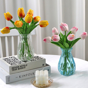 PU <span class=keywords><strong>tulipes</strong></span> fleurs Mini Faux <span class=keywords><strong>tulipes</strong></span> fleur maison mariage <span class=keywords><strong>Bouquet</strong></span> décor coloré <span class=keywords><strong>tulipes</strong></span> artificielle vraie touche fleur - Product Image 5