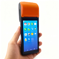 Android 14.0, Pantalla Táctil de 5.5 Pulgadas con Impresora Térmica de 58 mm, 4G, WiFi, GPS, Compatible con Escaneo de Códigos 2D/QR