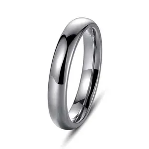 Simple Classical Personality Titanium 316L Stainless Steel Silver Gold IP Plating Stainless Steel 1mm 3mm 2mm Band Rings