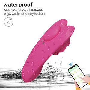 जोड़े सेक्स खिलौना मिनी पहनने योग्य क्लिटोरल वाइब्रेटर प्यार महिला मोबाइल फोन ऐप कंट्रोल वाइब्रेटर - Product Image 5
