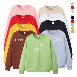 Sudadera de Diseño de Alta Calidad Personalizable, Sudadera Clásica con Cuello Redondo Grande y Bordado en Algodón - Product Image 6