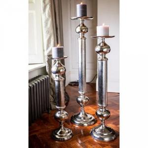 Soporte de pilar de metal de aluminio para decoraciones navideñas - Product Image 1