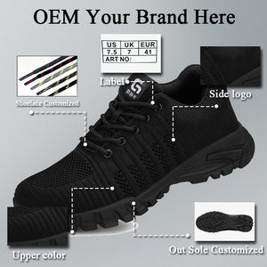 Speedware أحذية السلامة المضادة للساكنة الرجال النساء تنفس زلة الكهربائية خطر مركب اصبع القدم للأحذية السلامة استخدام المصنع - Product Image 3