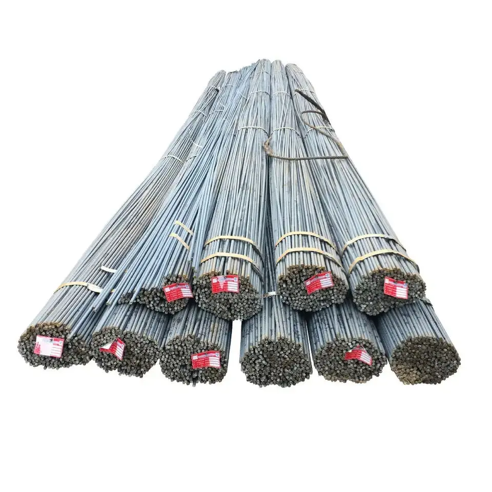 Thép đồng bằng a702 thép cây 5.5mm 6mm/9mm/12mm bị biến dạng PSB xây dựng thép cây de acero 6mm sắt