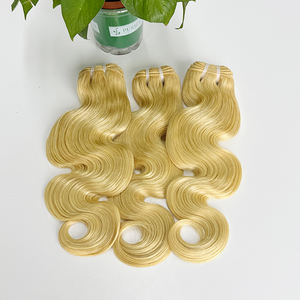 Extensions de cheveux humains de haute qualité 613 Body Wave, disponibles en différentes longueurs - Product Image 4