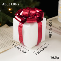 Boîte cadeau en mousse scintillante, centre de table de Noël, ornement à suspendre pour sapin de Noël, accessoire de décoration pour photomaton de fête