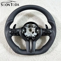 Accessoires de voiture Volant entièrement en cuir pour BMW F30 F15 F20 F21 F25 F10 F06 F07 F12 F13 F01 E90 X5 E70 E87 E84 E39 M5 I4