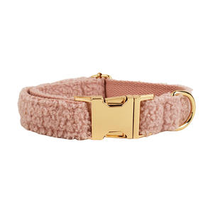 <span class=keywords><strong>Collar</strong></span> de Lujo para Perro de la Serie Oso de Peluche a la Moda, Nuevo Modelo de Poliéster Duradero con Decoración de Cinta Suave y Patrón Sólido - Product Image 3