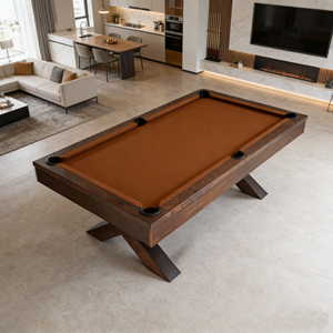 Mesa de Billar de Madera Maciza con Cojín de Pizarra y Bolsillos de Cuero Genuino, Juguete Competitivo Interactivo para Padres e Hijos - Product Image 6