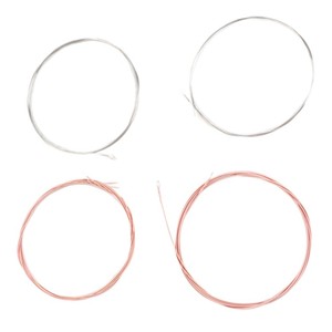 8 pezzi Set di corde mandolino assortimento parti di ricambio in acciaio inox accessori per giocatori - Product Image 2
