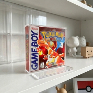 กล่องอะคริลิคใสสำหรับโชว์เกมบอย พร้อมฐานเลื่อน ป้องกันรังสียูวี ป้องกันการกัดกร่อน กันฝุ่น สำหรับเกมย้อนยุค แจกตัวอย่างฟรี - Product Image 2