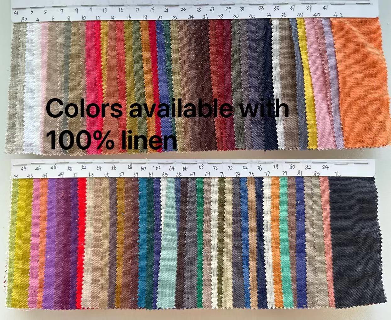 100% linen