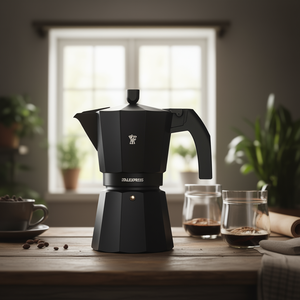 Caffettiera Alluminio 3 Tazze ITALEXPRESS Nero carbone 1361V - Product Image 3