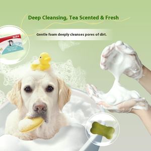 Jabón para mascotas con aceite de árbol de té ecológico, directo de fábrica, venta al por mayor, champú para perros, suministro transfronterizo - Product Image 2