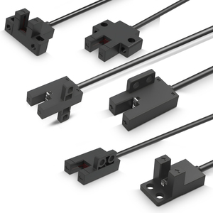 Akusense 슬롯형 광전 스위치 센서 슬롯 폭 6mm 120 각 라벨 1.5ms 응답을위한 광전 포크 센서 - Product Image 1