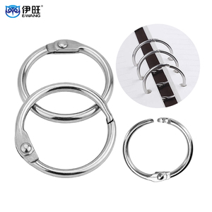 ห่วงเข้าเล่มสแตนเลสแบบหนาเกรดอุตสาหกรรม สำหรับเข้าเล่มเอกสารแบบถอดได้ในคู่มือการใช้งานในโรงงาน - Product Image 1