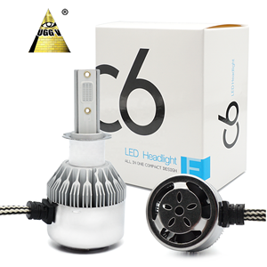 Usine directe C6 LED ampoules de phares 9000LM tous les types de prises H1 H4 <span class=keywords><strong>H7</strong></span> 9005 9006 9012 OEM ODM expédition rapide prix de gros - Product Image 1
