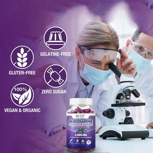 निर्माता कस्टम हैलल ग्लूकोसामाइन गुम्मीज मेसीस कोलेजन थोक ग्लूकोमिन चोंड्रोइटिन उत्पाद - Product Image 3