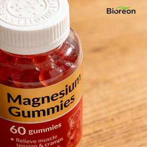 Gomitas Veganas de Glicinato de Magnesio con 60% de Frambuesa y 600 mg de Magnesio, con Potasio y Pimienta Negra para la Relajación, Marca Privada OEM ODM - Product Image 5