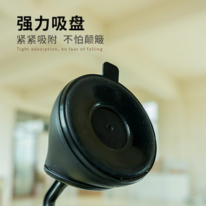 Ventilador de coche, Mini ventilador de refrigeración portátil USB para coche, montable en ventilación de aire con ventosa, Material ABS negro - Product Image 3