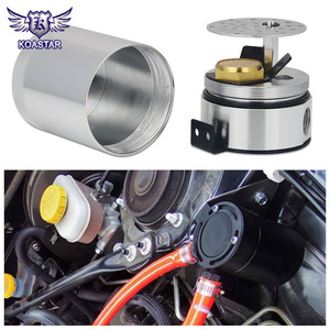 铝挡板3端口集油罐空气-油分离器3 X倒钩1/2 “软管配件入口/出口: 3/8” NPT - Product Image 3