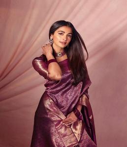 Designer élégant Banarasi Saree doux Lichi soie tissu femmes indien ethnique tenue parfaite pour mariage Festival & célébration porter - Product Image 4