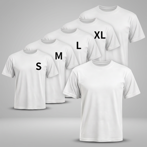 Men's <b>White</b> Cotton O-Neck Short <b>Sleeve</b> <b>T</b>-<b>Shirt</b> Regular Fit Blank Design Casual Style Jersey Fabric Breathable - Product Image 4