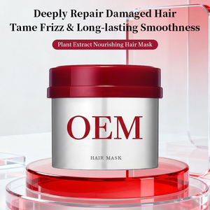 <span class=keywords><strong>Mascarilla</strong></span> <span class=keywords><strong>Capilar</strong></span> con Queratina, Aceite de Argán y Ácido Hialurónico para Reparar y Nutrir el Cabello Seco y Dañado, 230g, Marca Privada OEM - Product Image 1