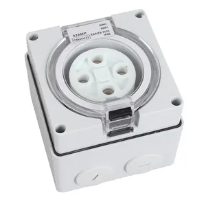 Australia Market IP66 Outdoor Waterproof 56CV315 500VAC 3P 15A Combination Switch With Socket