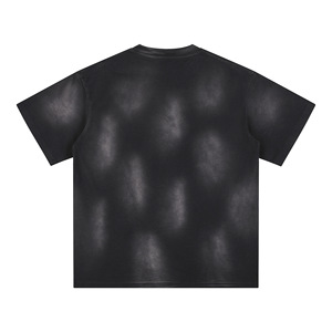 Recién llegado, Camiseta de cuello redondo para hombre, hecha a mano, PP Direct Spot Spray 250G, lavado Camiseta de algodón de manga corta - Product Image 2
