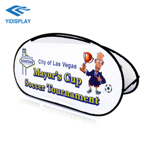 Yidisplay Chất lượng cao ngoài trời có thể gập lại cửa sổ bật lên khung một đứng hai mặt tùy chỉnh ngang và dọc bay biểu ngữ - Product Image 4