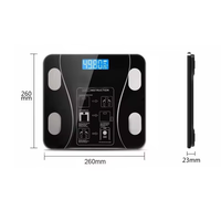 DON FELIZ SK19019 Pèse-personne intelligent à détection tactile numérique avec matériau ABS, capacité de 150 kg, utilisation multi-pièces