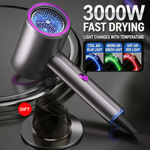 <span class=keywords><strong>Secador</strong></span> de <span class=keywords><strong>Pelo</strong></span> de Alta Velocidad de 3000 W, 110000 RPM, <span class=keywords><strong>Secador</strong></span> de <span class=keywords><strong>Pelo</strong></span> Profesional de Bajo Ruido con Iones Negativos, <span class=keywords><strong>Secador</strong></span> de <span class=keywords><strong>Pelo</strong></span> sin Aspas para Uso en Salón - Product Image 1