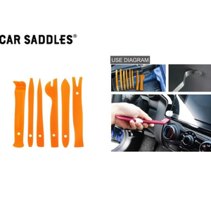 Herramientas de plástico para quitar molduras de automóviles, juego de 6 piezas para reparación de paneles interiores de automóviles - Product Image 1