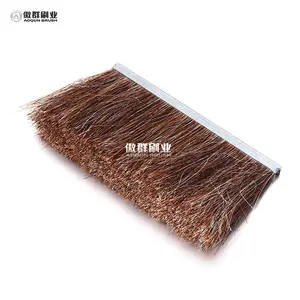 Wood Door Horse Hair Aluminum Seal Weather Stripping Brush